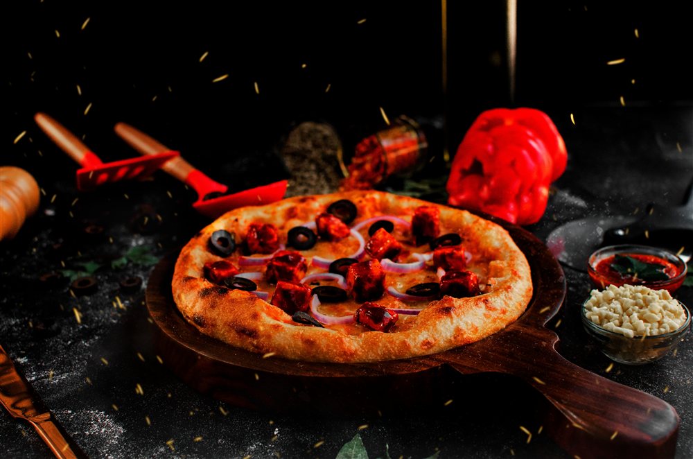 Paneer Barbeque Pizza